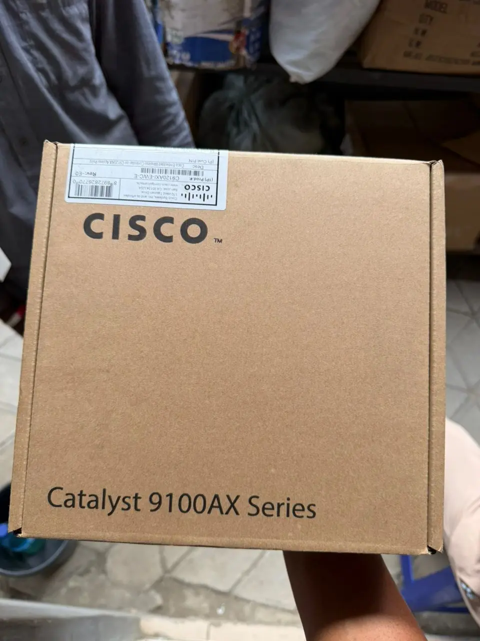 Cisco Catalyst 9100AX Series access point retail box from recent Fingaz stock
